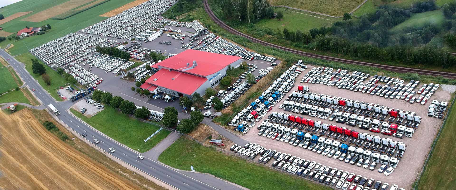 Fahrzeuglogistik Fahrzeug-Lagerplatz